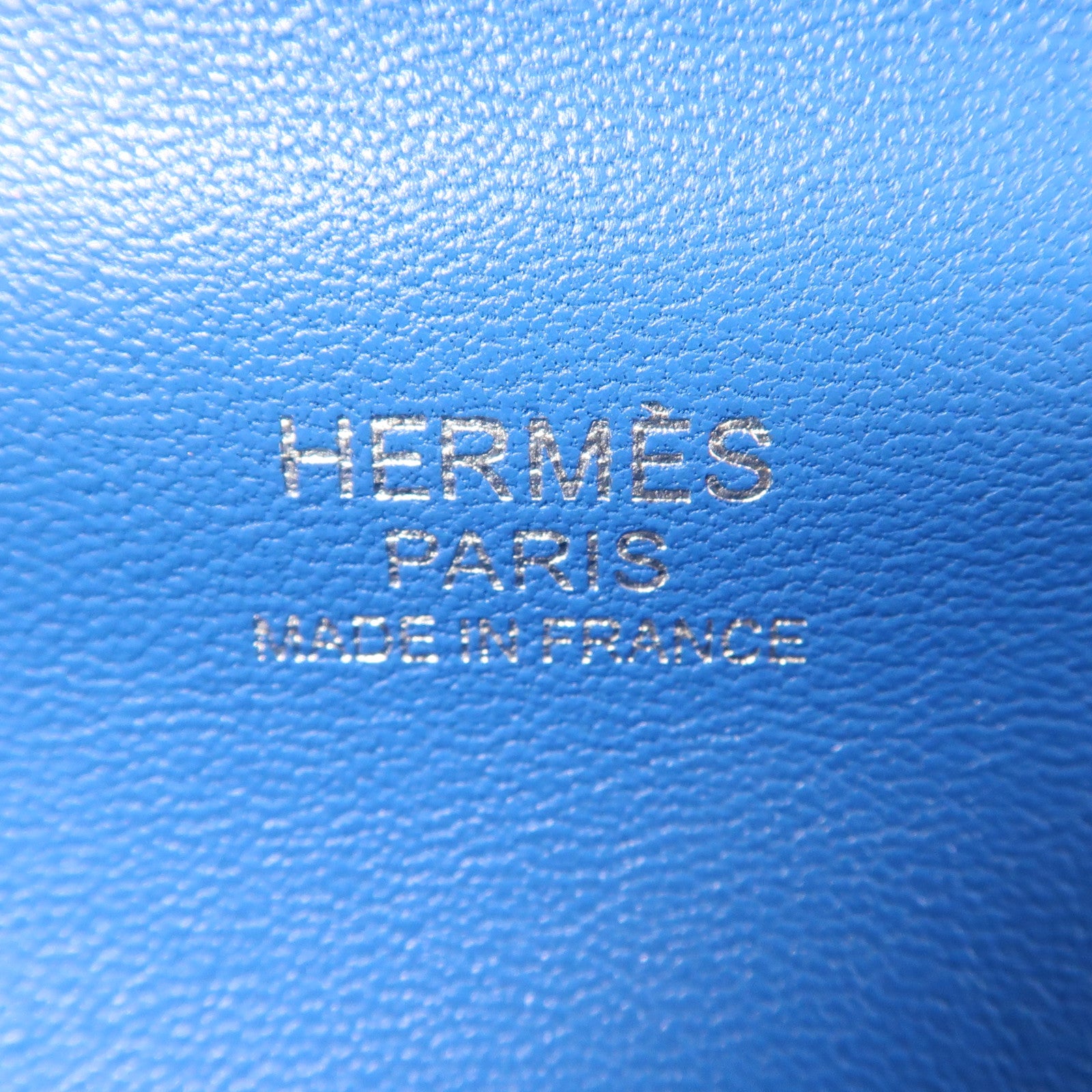 HERMES 【激減優惠】Clemence皮革Toolbox 20銀扣手挽肩背兩用袋Bleu Hydra