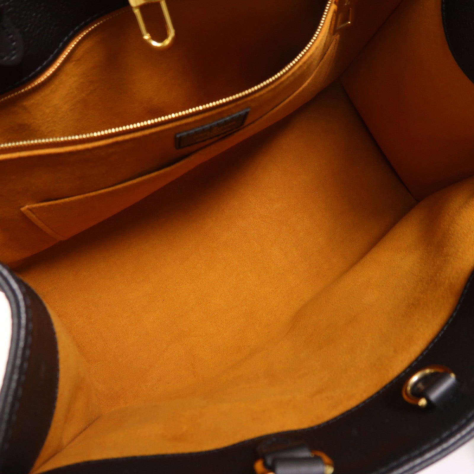 LOUIS VUITTON Monogram Empreinte On The Go MM金扣手挽肩背兩用袋