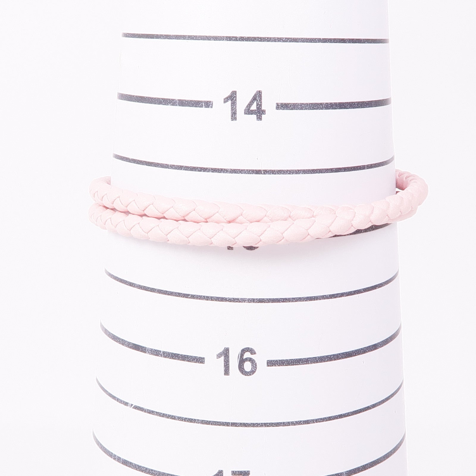 HERMES 【激減優惠】牛皮皮革Glenan Double Tour Bracelet手鏈Rose Sakura