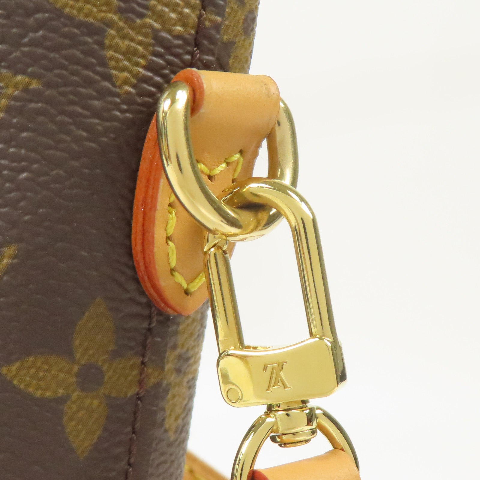 LOUIS VUITTON LV GHW Fold Me Shoulder Bag M80874 Monogram Brown