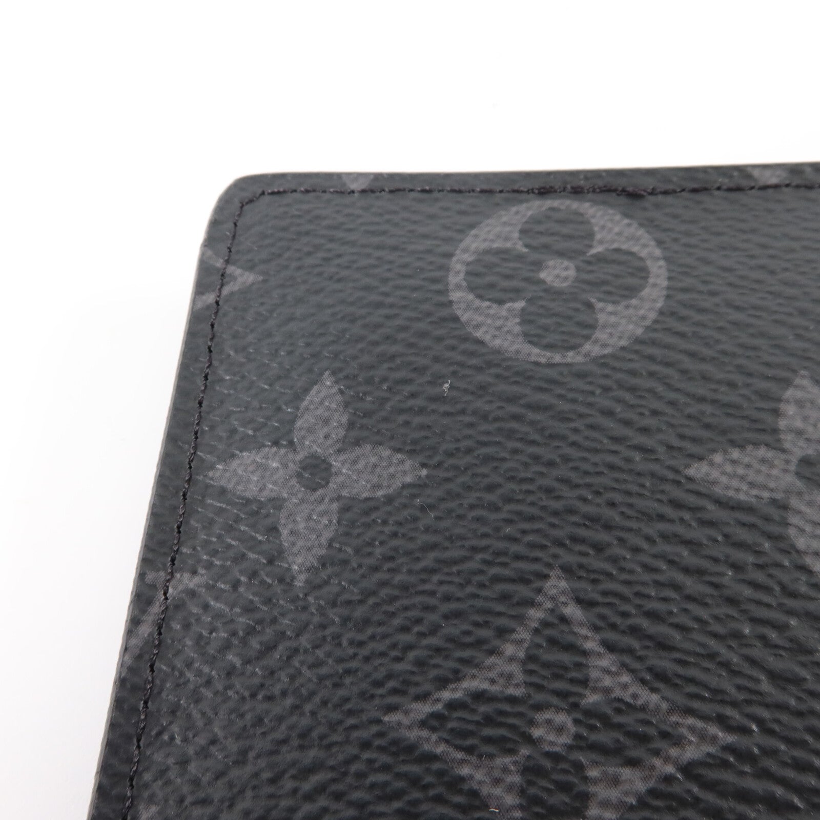 LOUIS VUITTON Monogram Eclipse Brazza長錢包