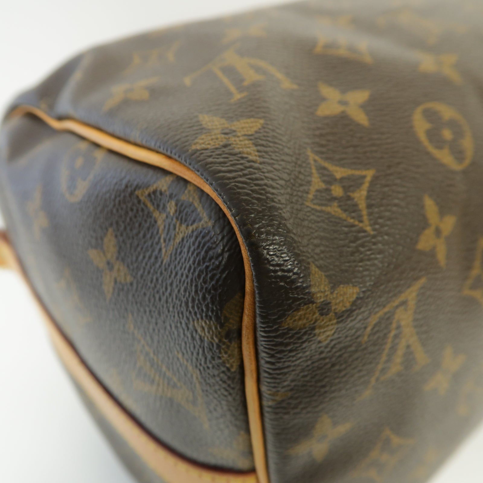 LOUIS VUITTON Monogram Speedy Bandouliere 30金扣手挽肩背兩用袋棕色