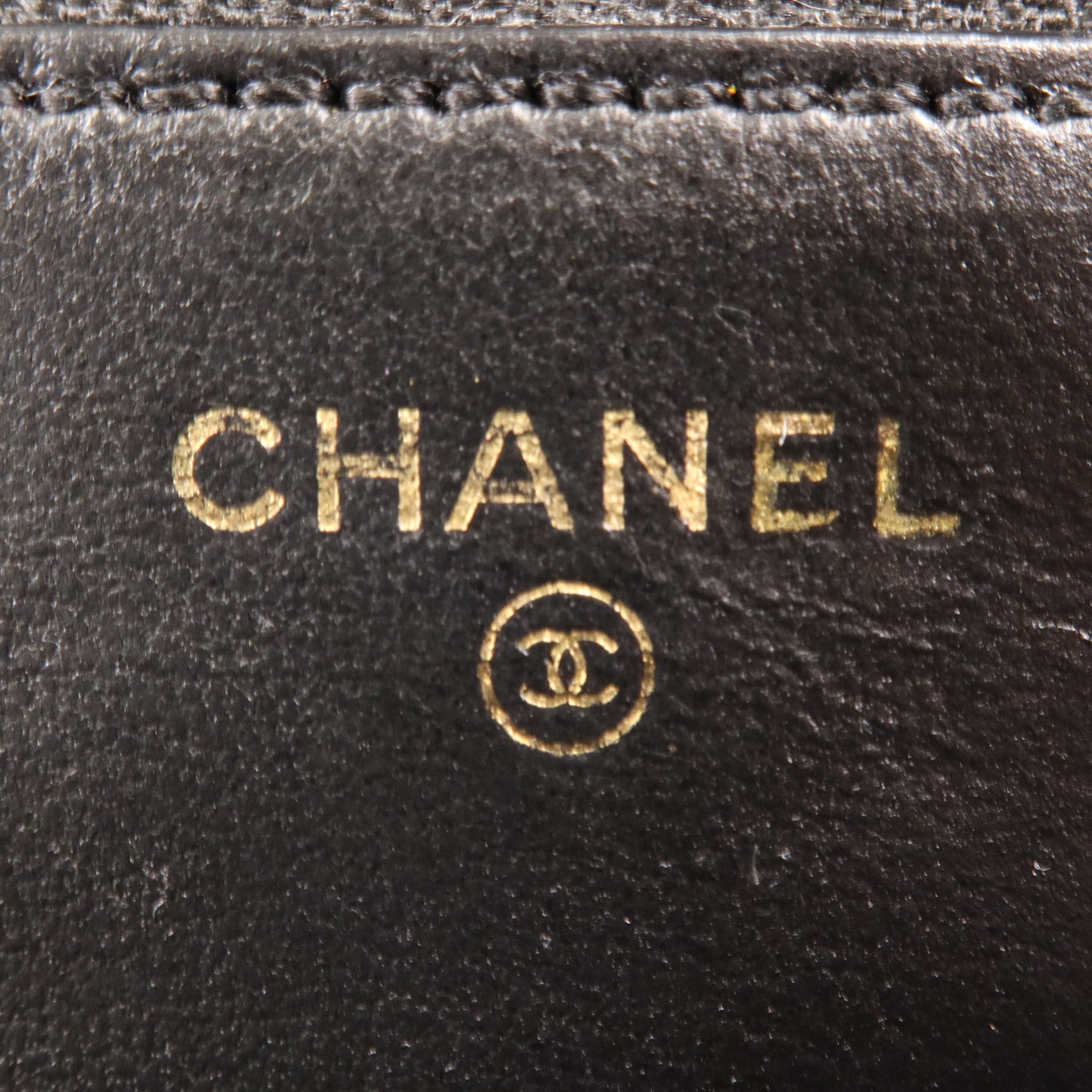 CHANEL 羊皮皮革WOC Wallet On Chain金扣鏈帶肩背袋
