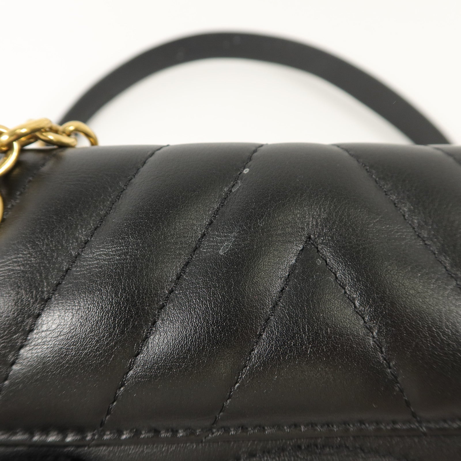 LOUIS VUITTON 牛皮皮革New Wave Chain Bag PM鏈帶肩背袋
