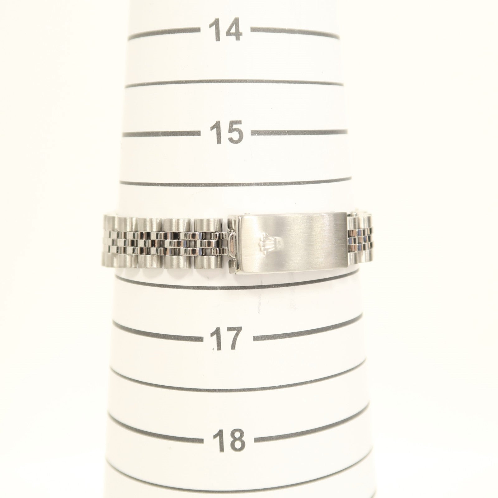 ROLEX Datejust 18K白金/不鏽鋼/鑽石手錶自動機芯銀色