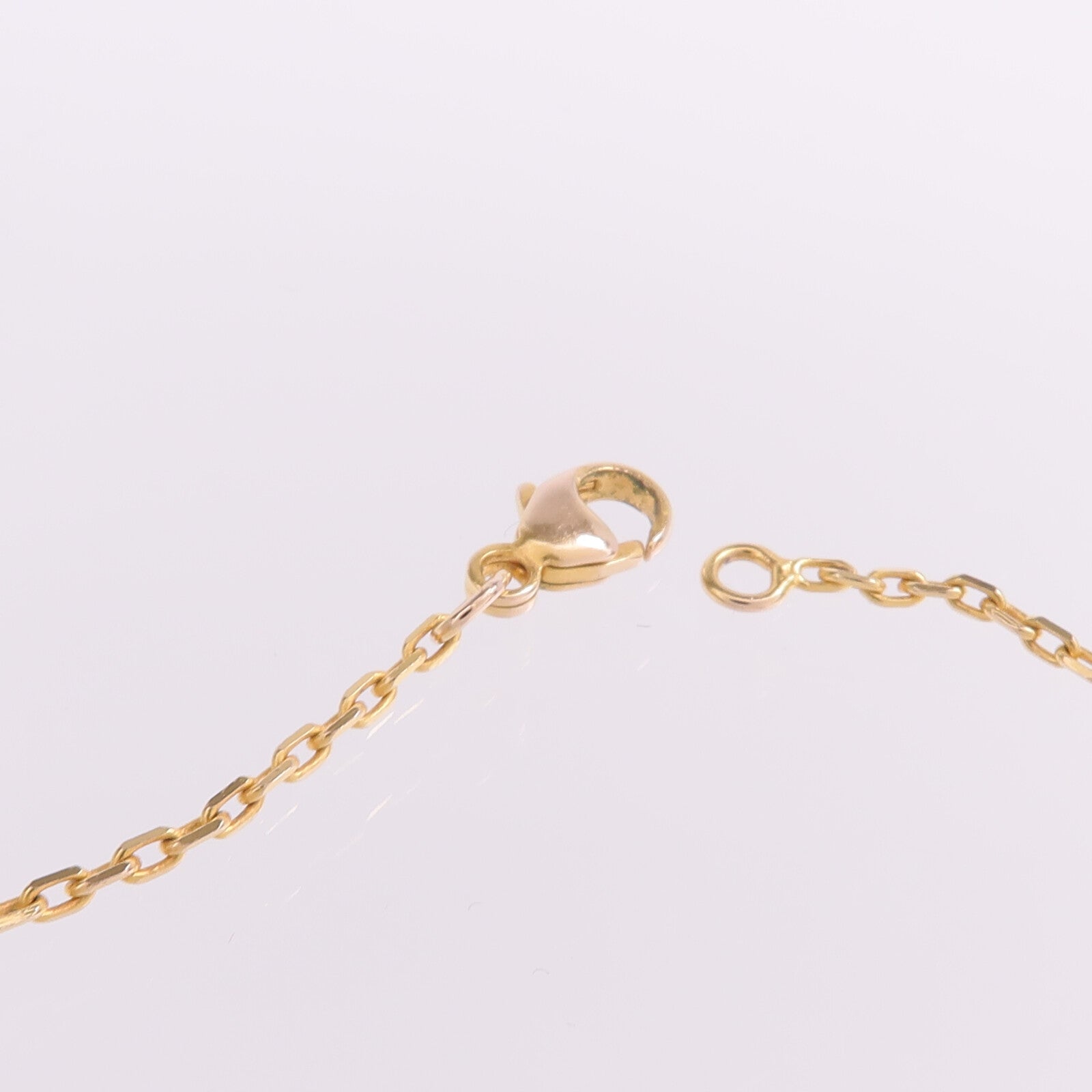 HERMES 金屬/Swift皮革O'Kelly Pendant Necklace項鍊Gold