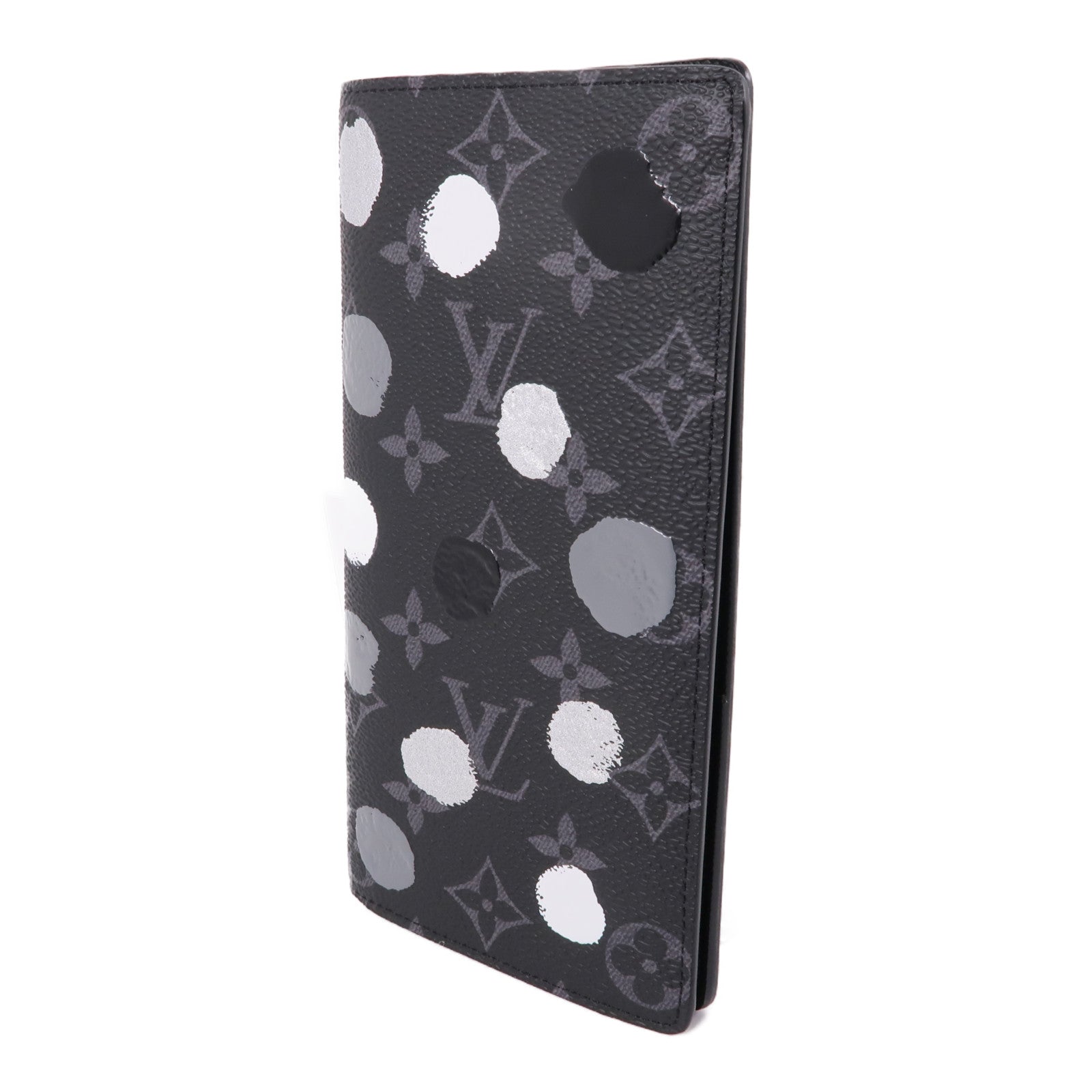 LOUIS VUITTON Monogram Eclipse LVxYK Portefeuille Brazza Long Wallet長錢包黑色