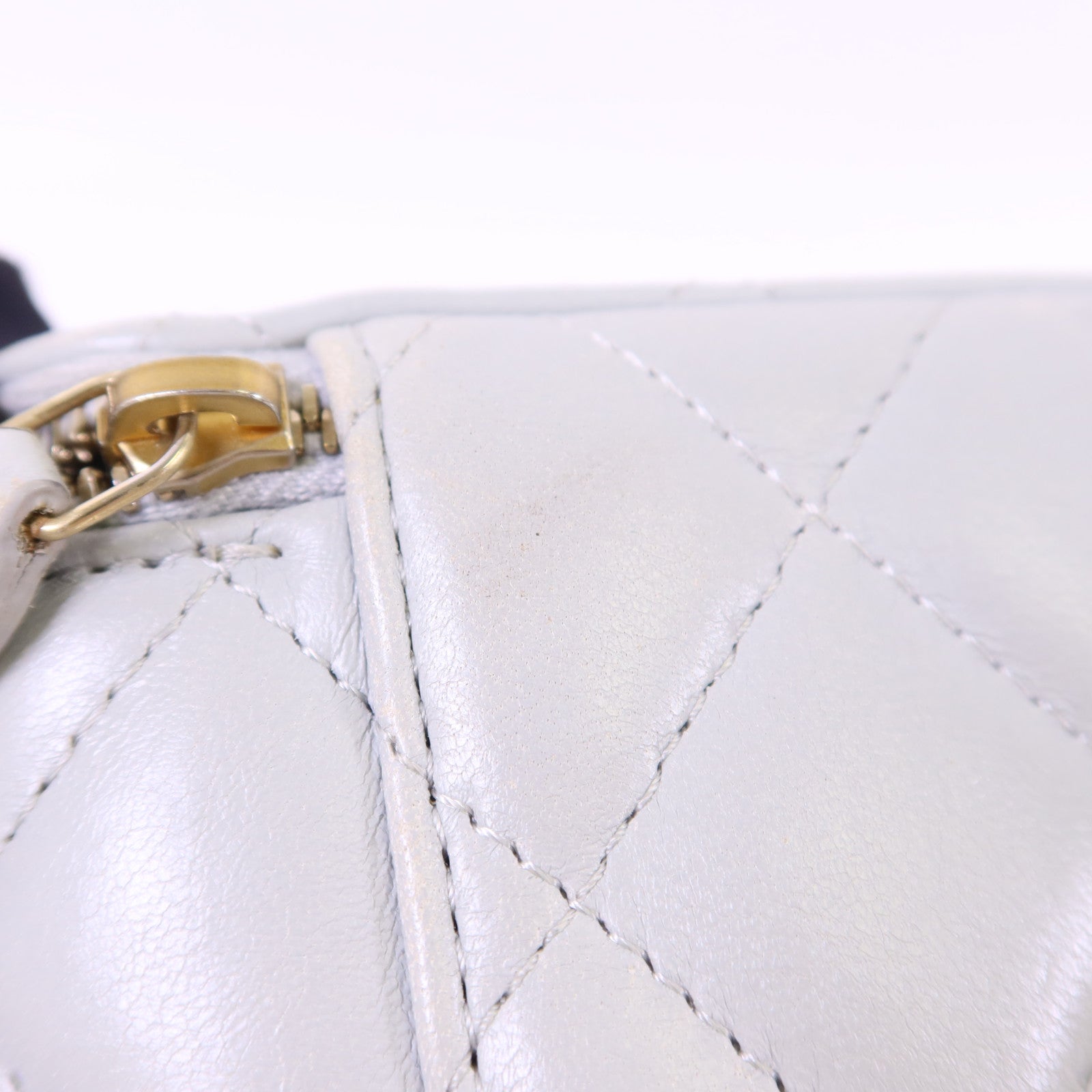 CHANEL 羊皮皮革Vanity Case金扣鏈帶肩背袋