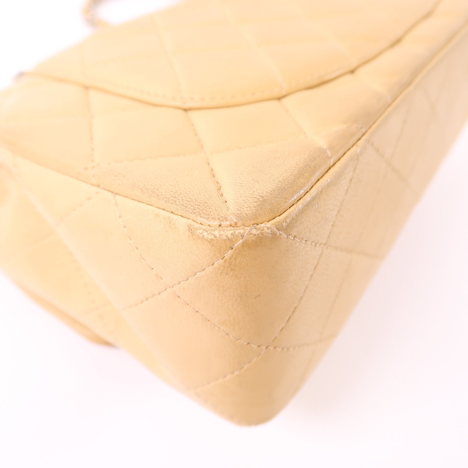 CHANEL 羊皮皮革Vintage Classic 23銀扣鏈帶肩背袋