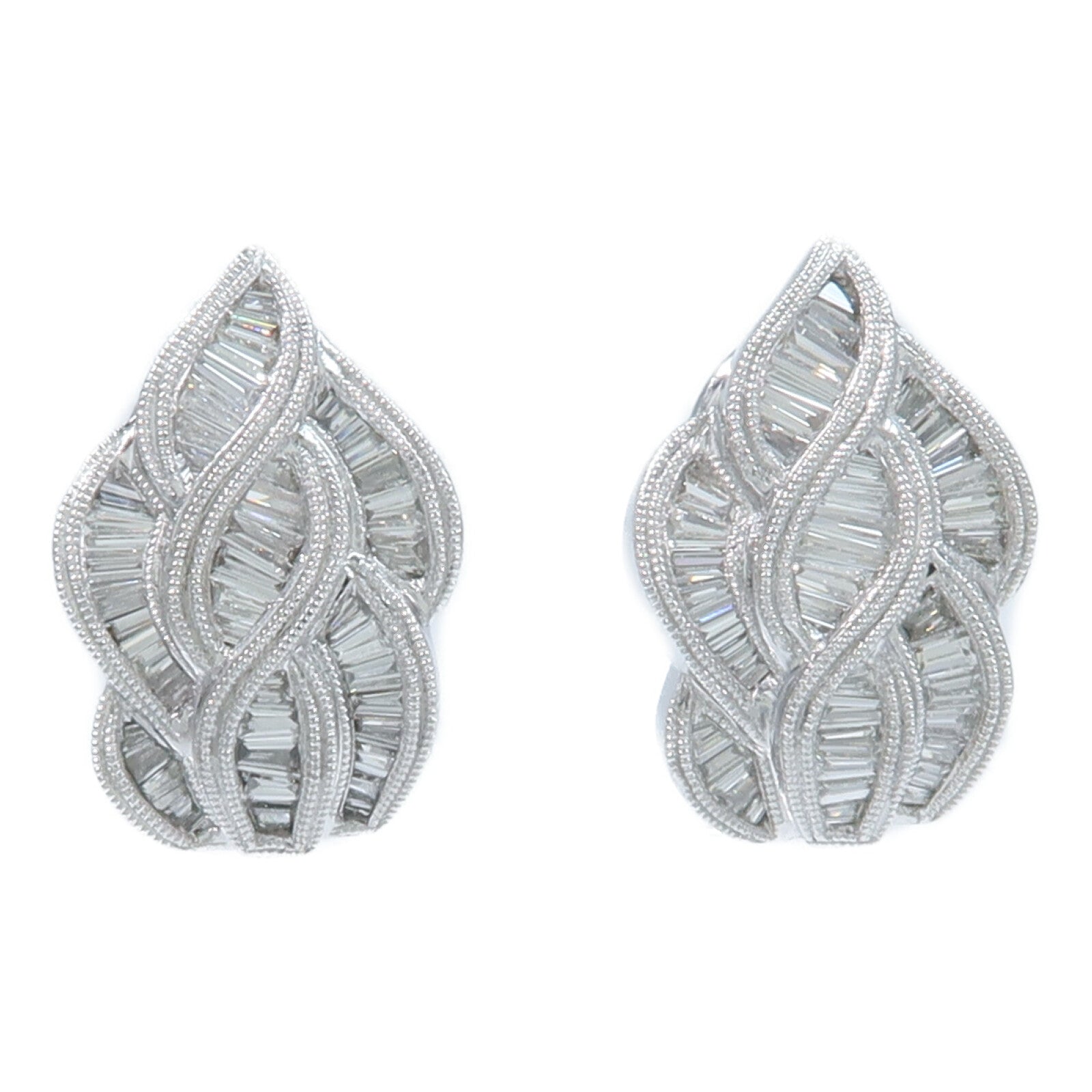 JEWELRY 18K白金Diamond Earrings鑽石耳環