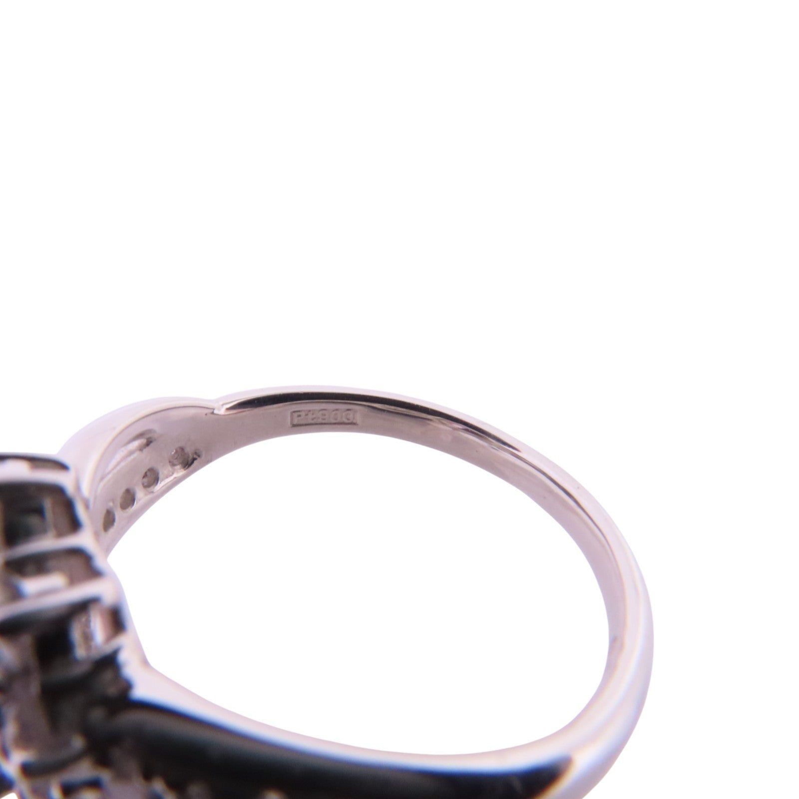 JEWELRY PT900鉑金/粉紅色尖晶石/鑽石Pink Spinel Diamond Ring戒指US#6