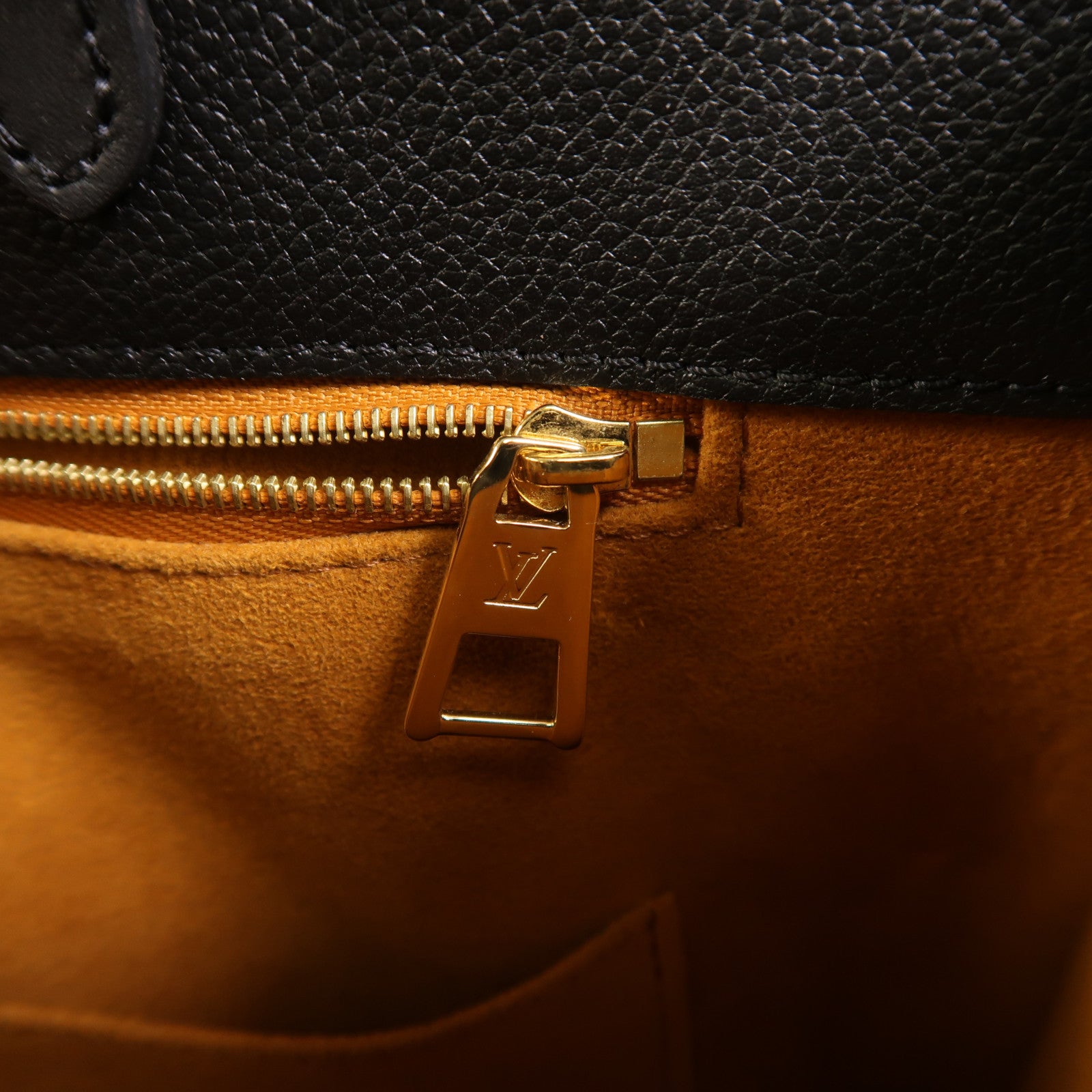 LOUIS VUITTON Monogram Empreinte On The Go MM金扣手挽肩背兩用袋