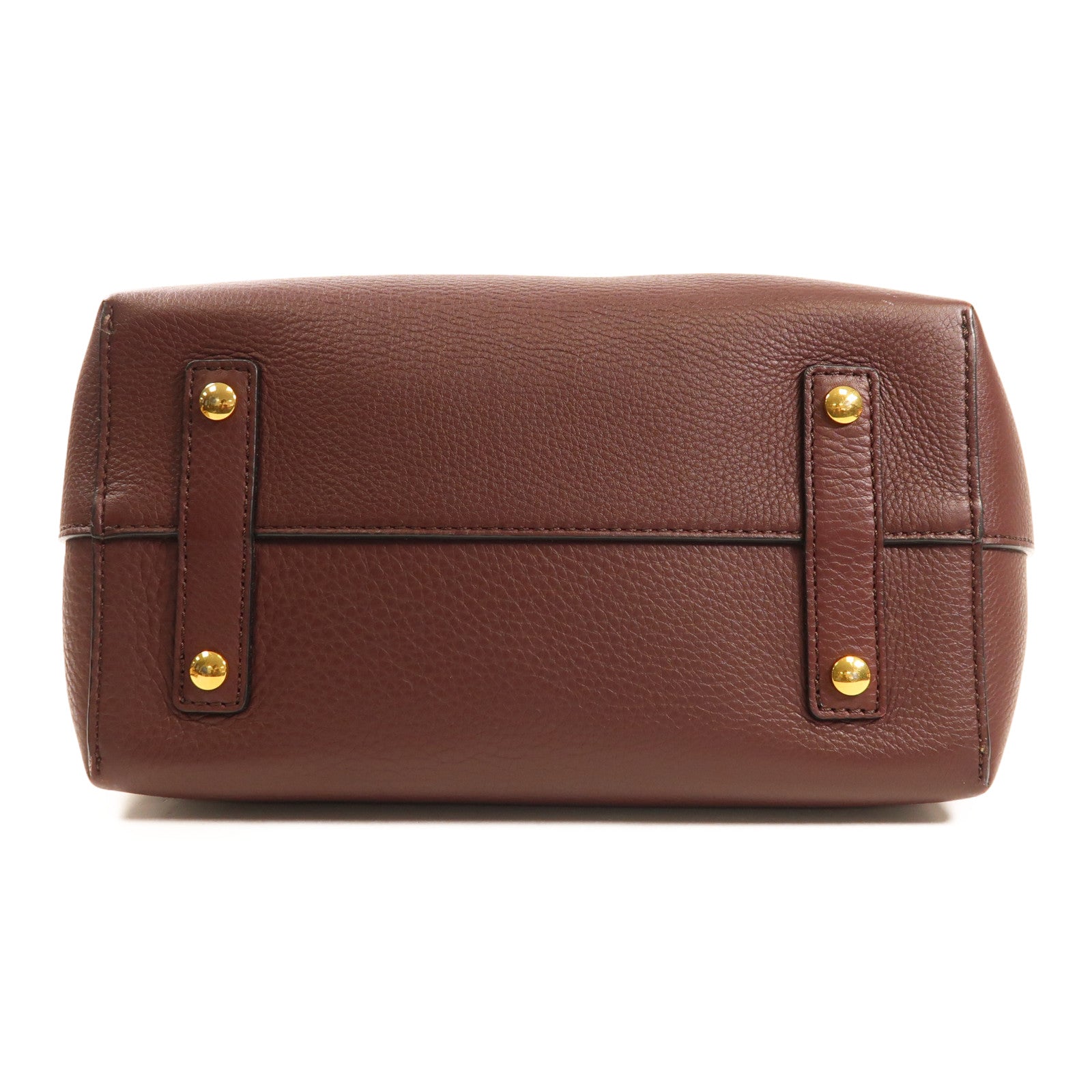 BURBERRY 牛皮皮革2 Way Shoulder金扣手挽肩背兩用袋