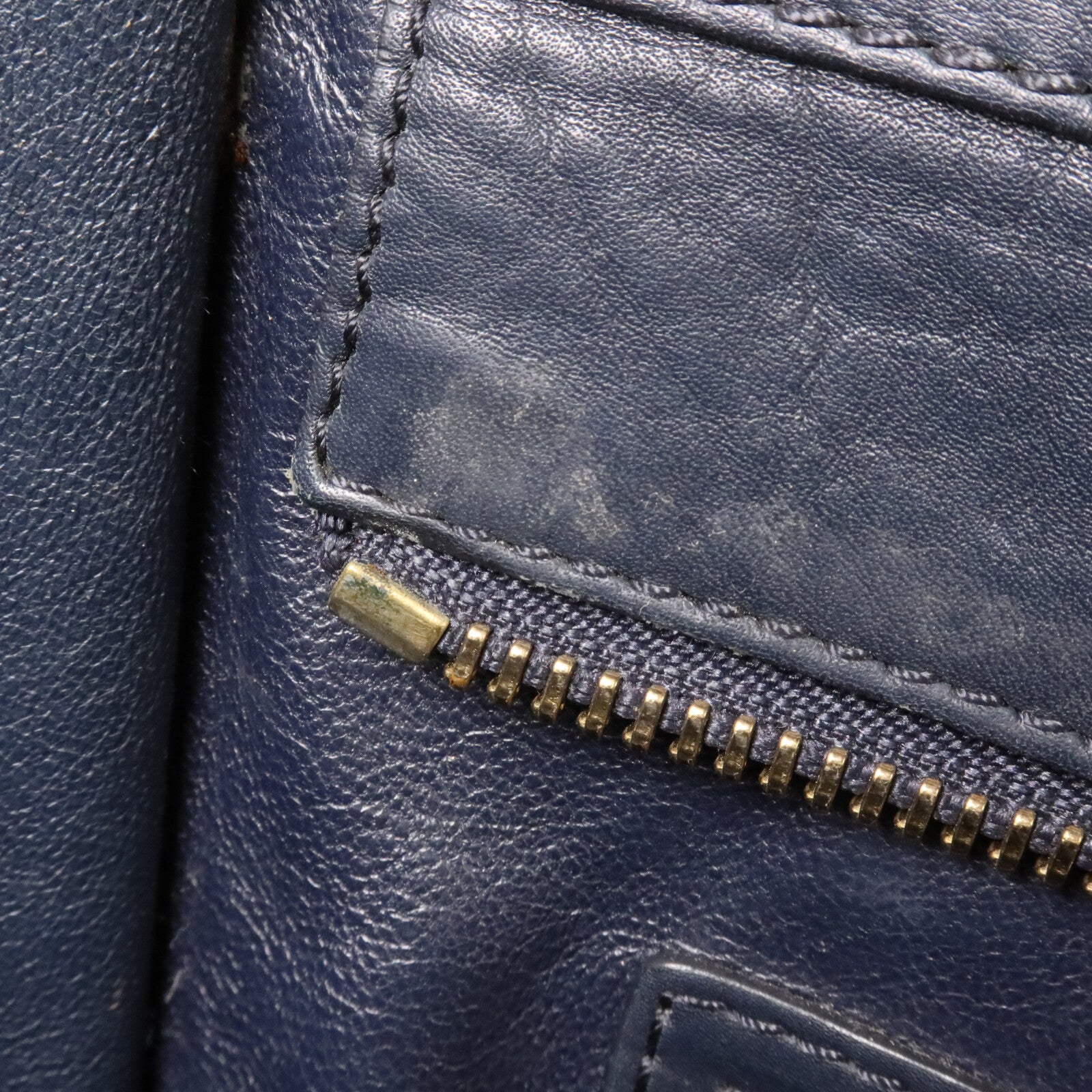 CELINE 牛皮皮革Micro Luggage手挽袋