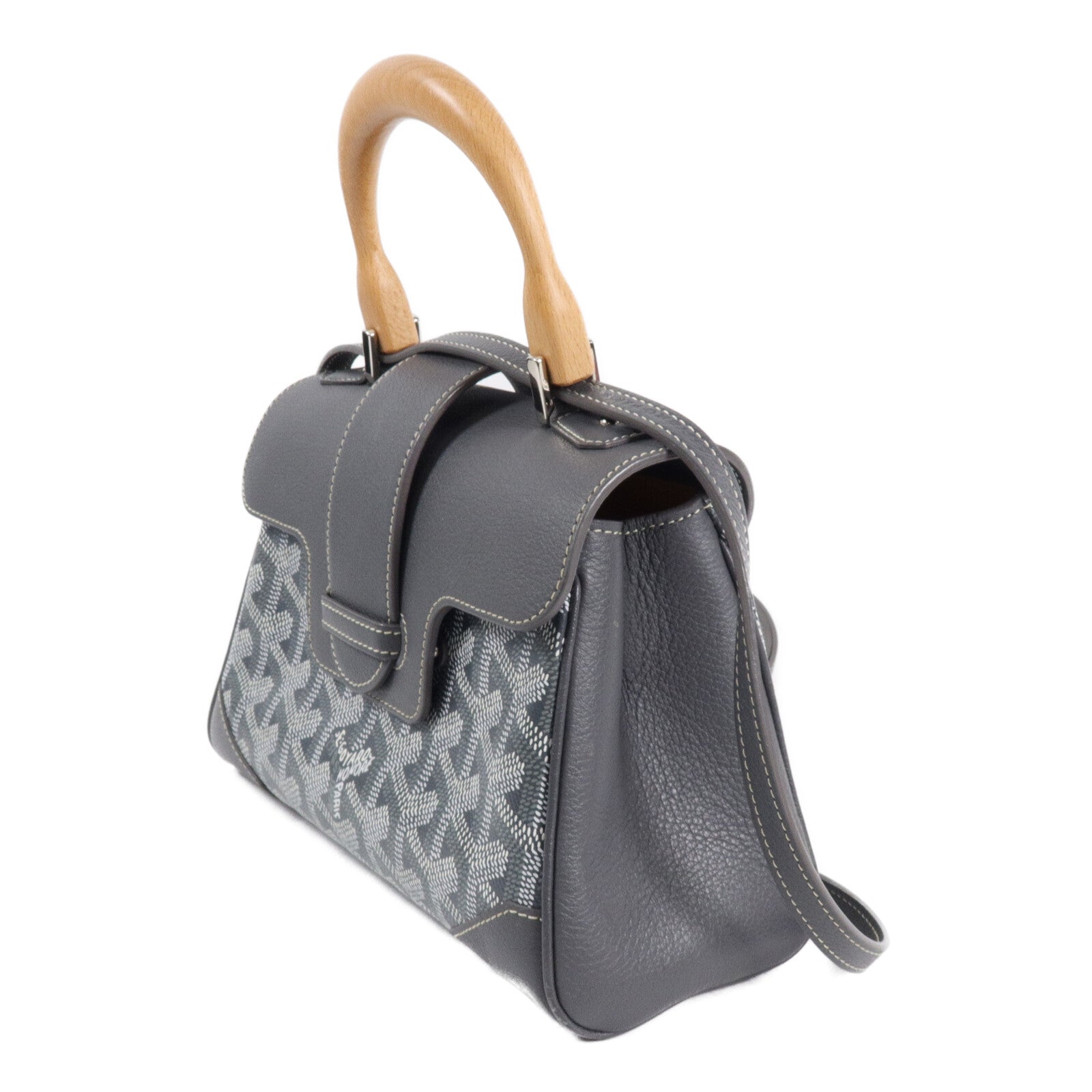 GOYARD 塗層帆布Saigon手挽肩背兩用袋