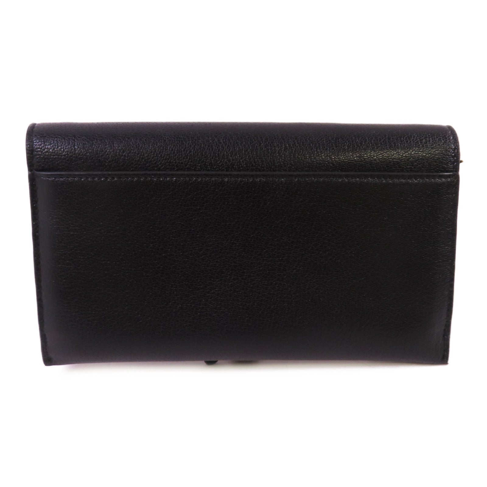 Dior 牛皮皮革Saddle Long Wallet With Chain Shoulder Bag金扣錢包肩背袋黑色
