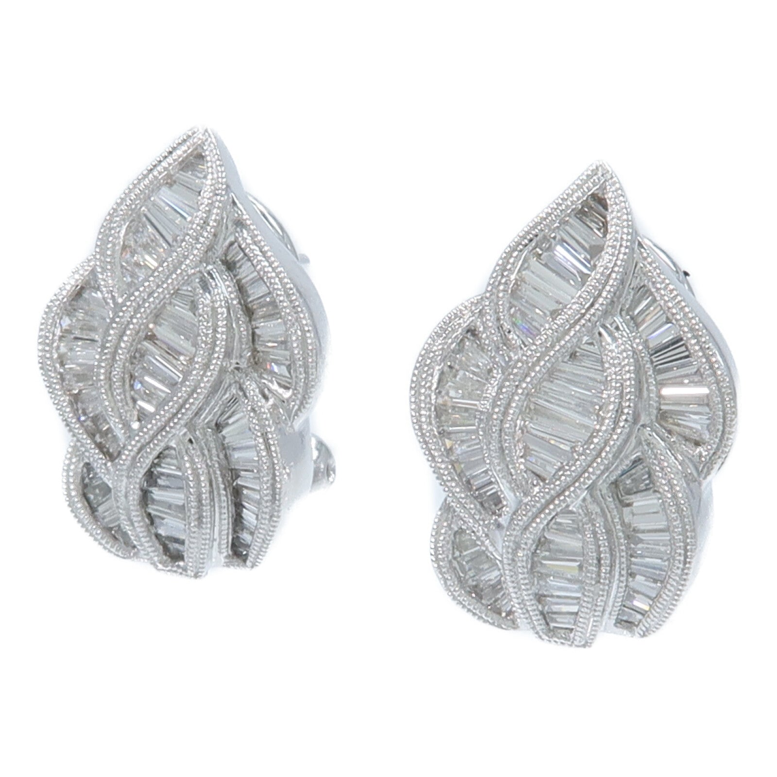 JEWELRY 18K白金Diamond Earrings鑽石耳環