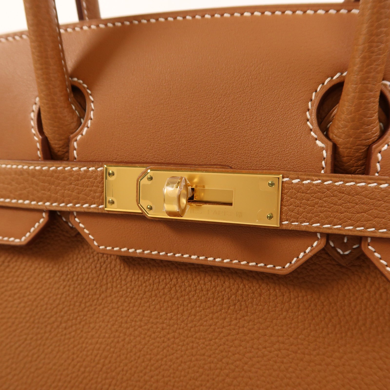 HERMES Togo皮革Birkin 30金扣手挽袋Gold
