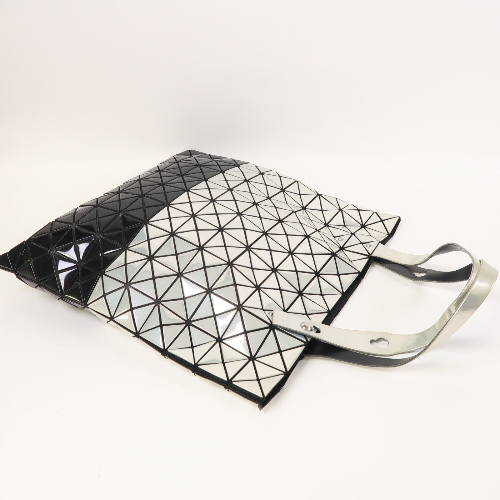 ISSEY MIYAKE PVC Tote Bag手挽肩背兩用袋黑色/銀色