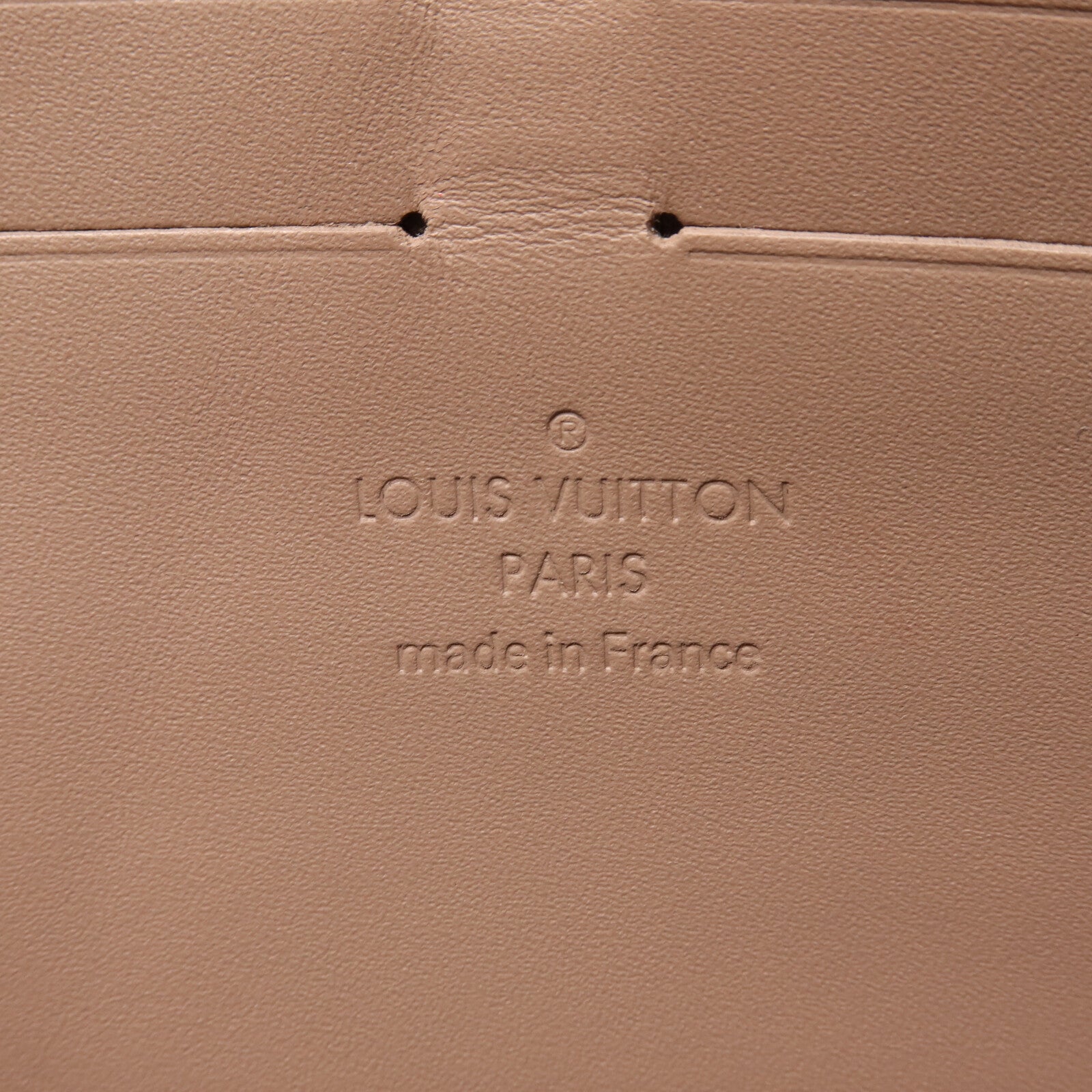 LOUIS VUITTON Monogram Veau Cachemire W Pochette Pouch