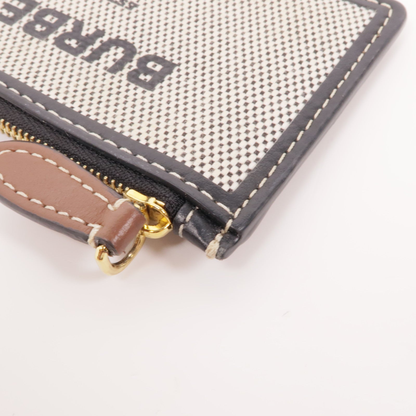 BURBERRY 帆布Card Case金扣卡片套