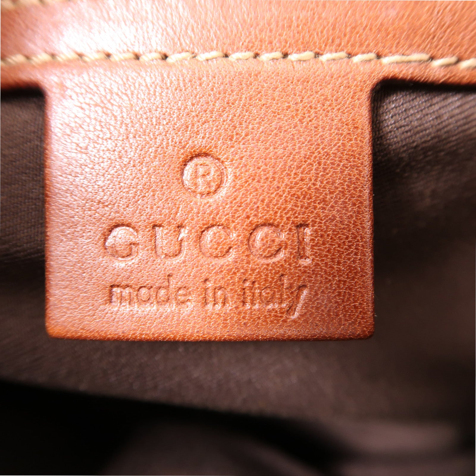 GUCCI GG GHW Shoulder Bag 141599 Canvas Brown