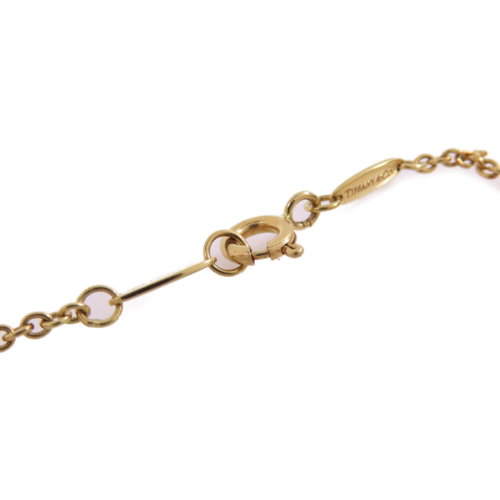 TIFFANY＆CO 【激減優惠】18K黃金Open Heart Bracelet手鏈