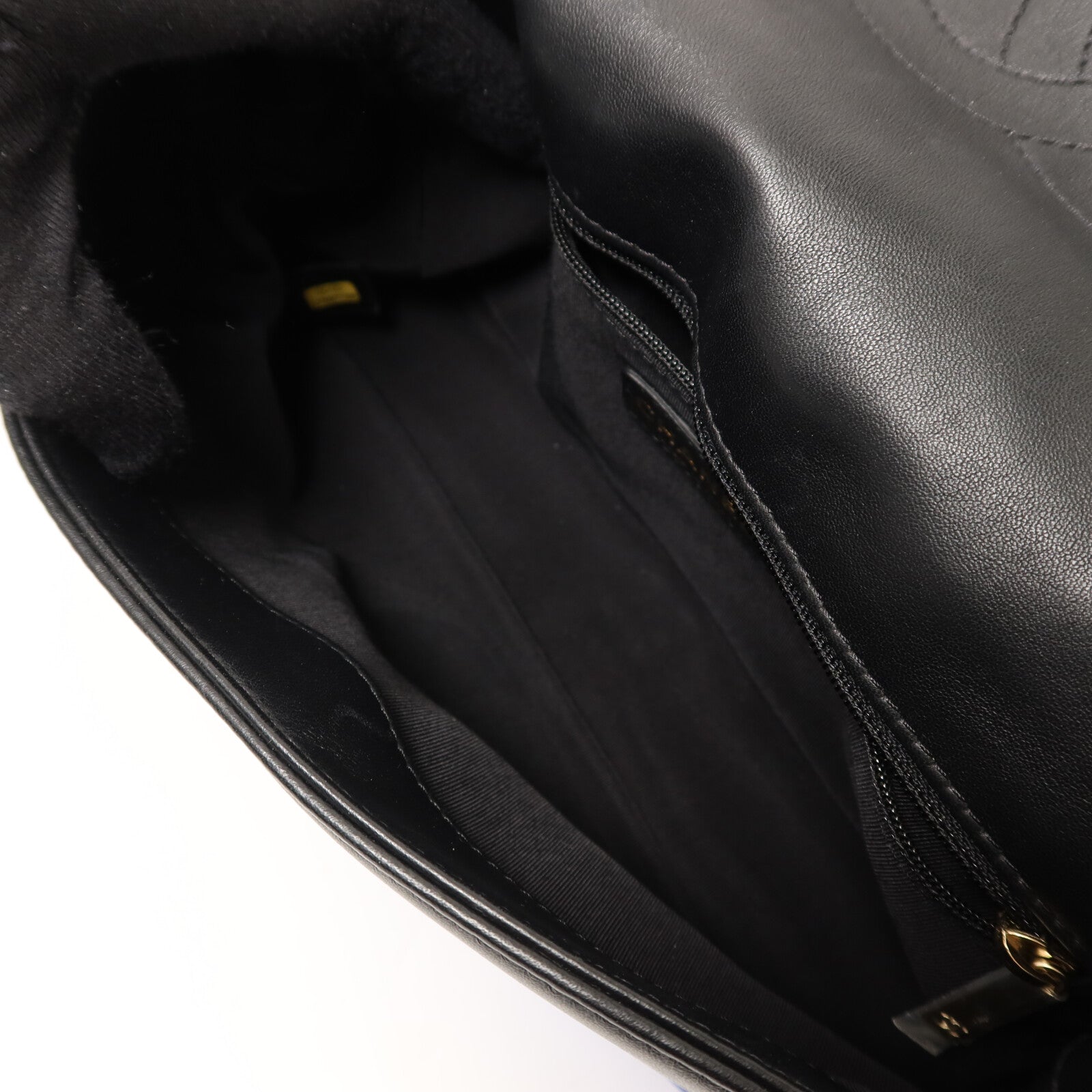 CHANEL 羊皮皮革Chain Shoulder金扣鏈帶肩背袋