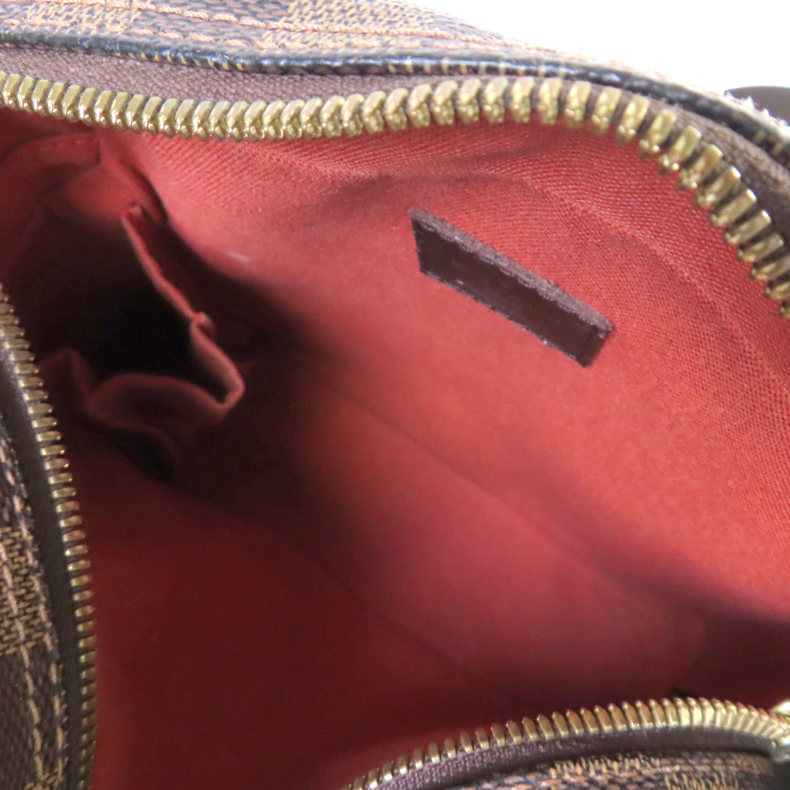 LOUIS VUITTON Damier Ebene Olav PM Shoulder Bag金扣肩背袋啡色