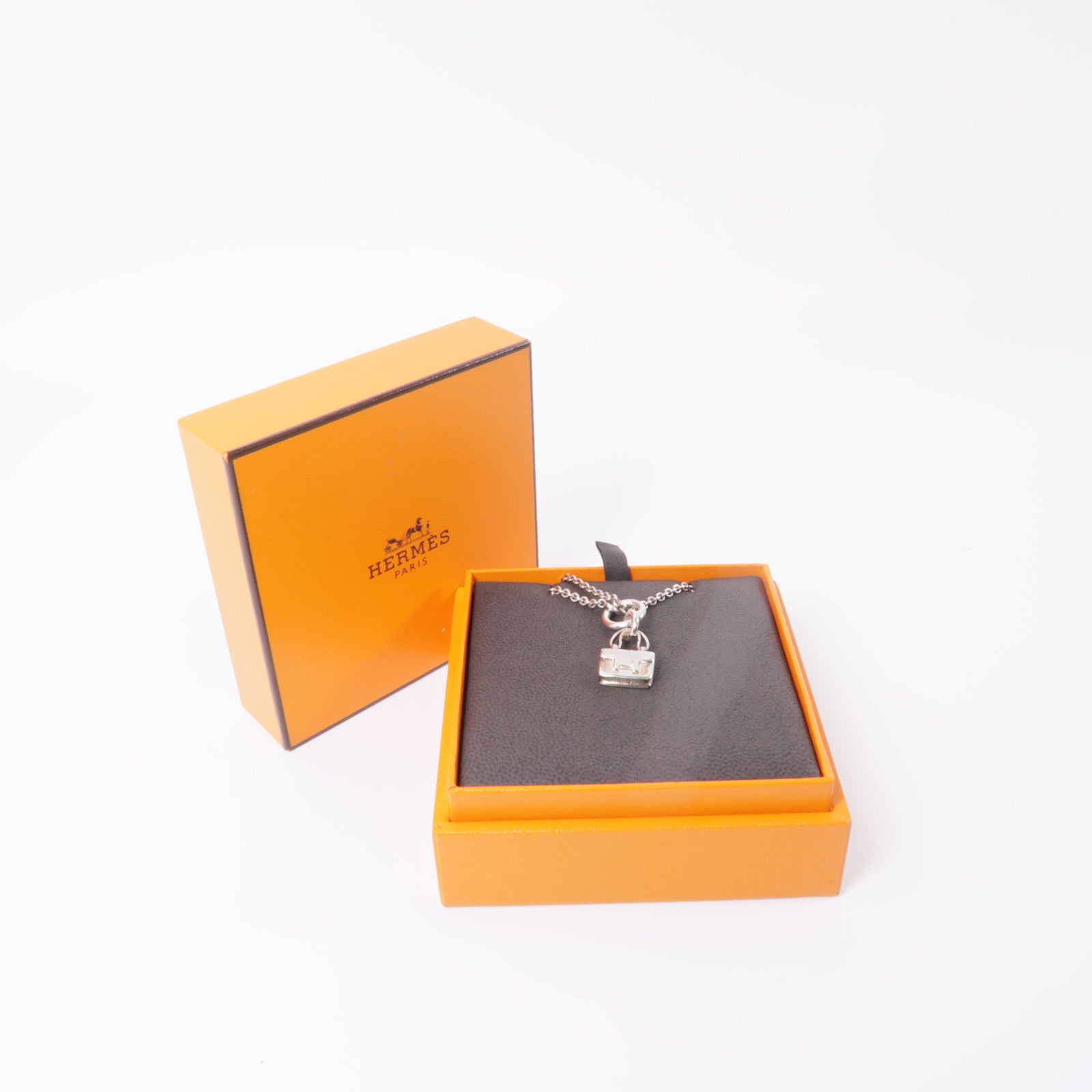 HERMES 925純銀Constance Pendant項鍊