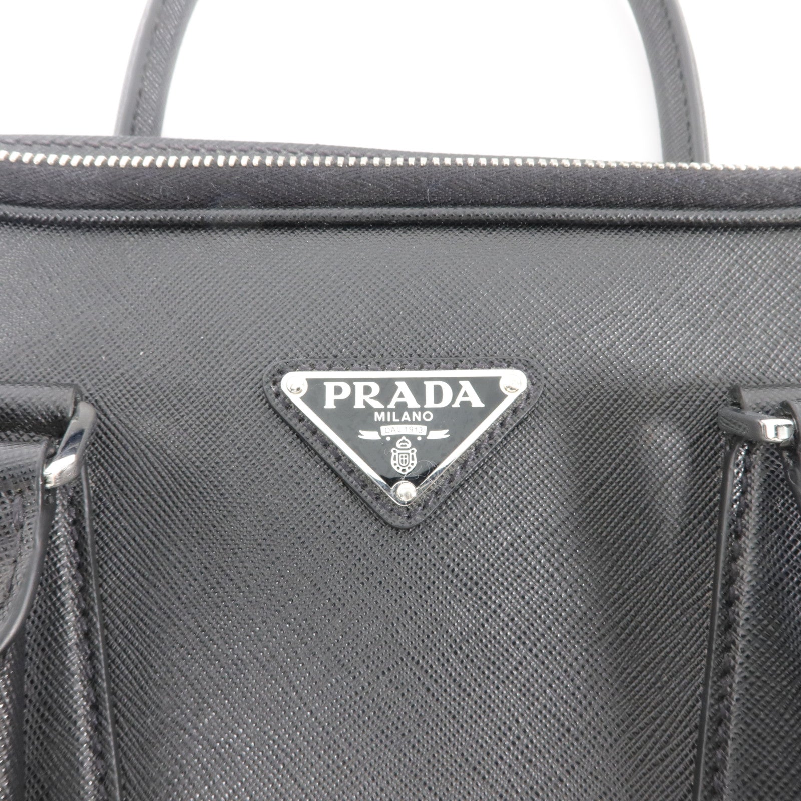PRADA Saffiano皮革2 Way Shoulder Bag Briefcase手挽肩背兩用袋