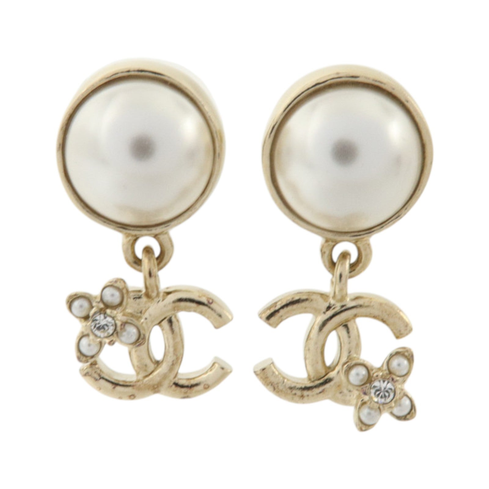 CHANEL 金屬/PVC Earrings耳環