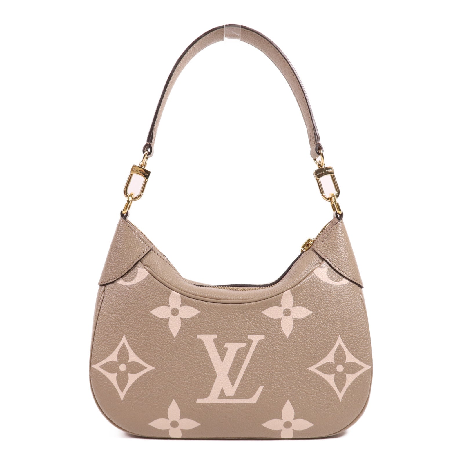 LOUIS VUITTON Monogram Empreinte Bagatelle金扣手挽肩背兩用袋