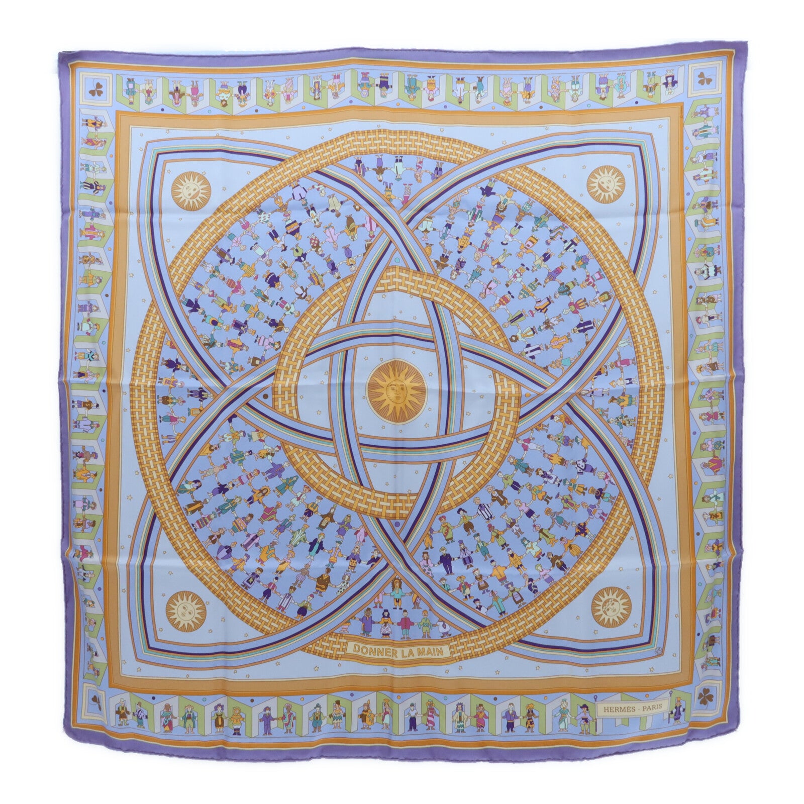 HERMES 絲質Scarf 90X90絲巾