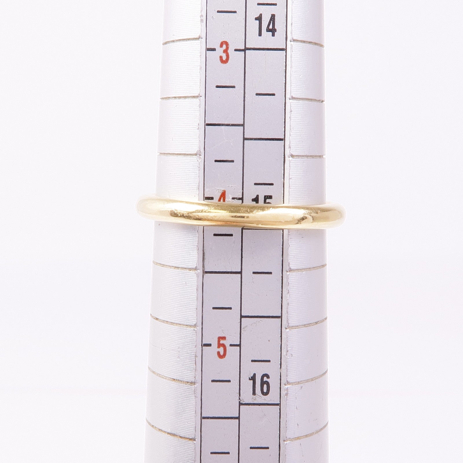 TIFFANY＆CO 18K黃金Amazonite Ring天河石戒指US#4