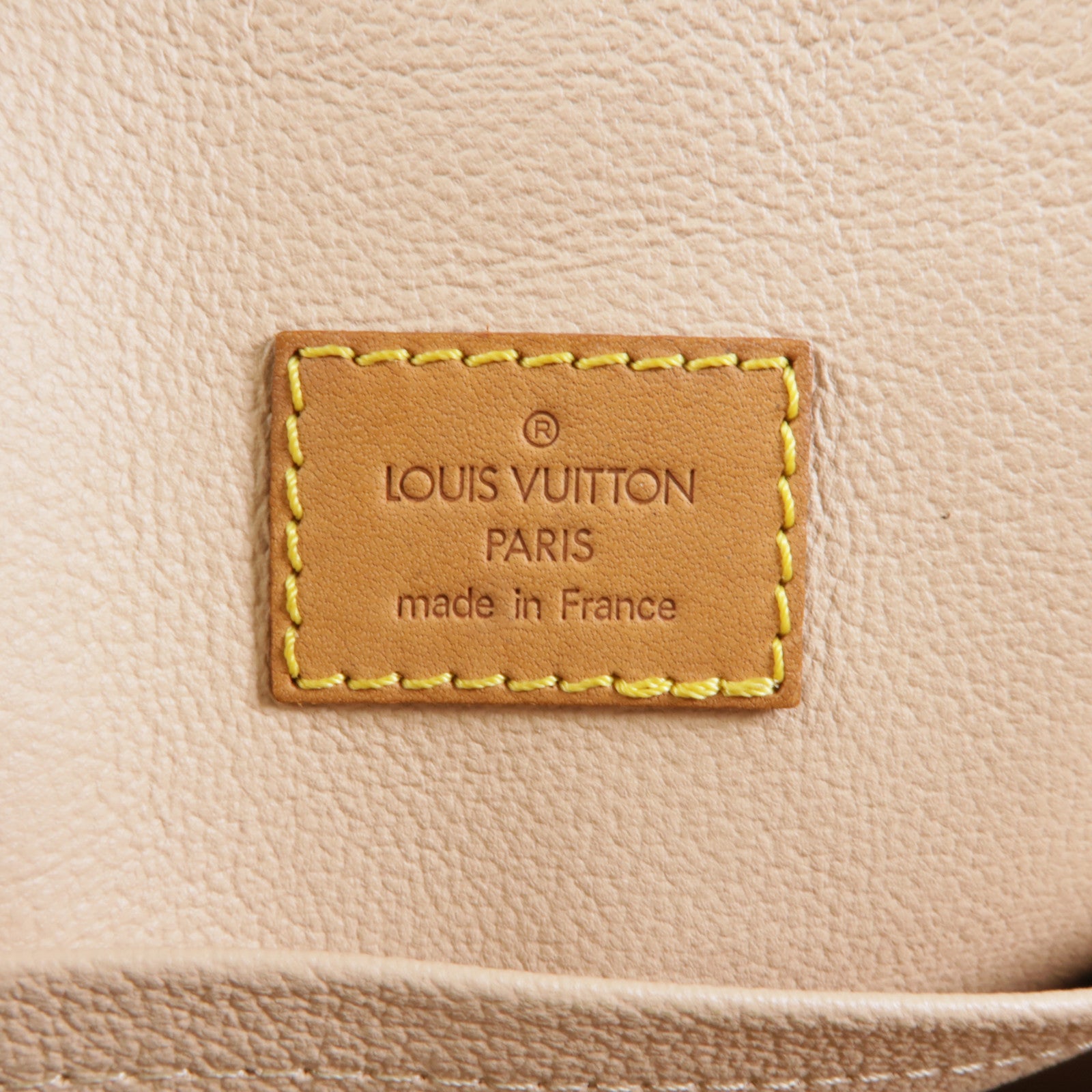 LOUIS VUITTON Monogram Sac Plat金扣手挽袋