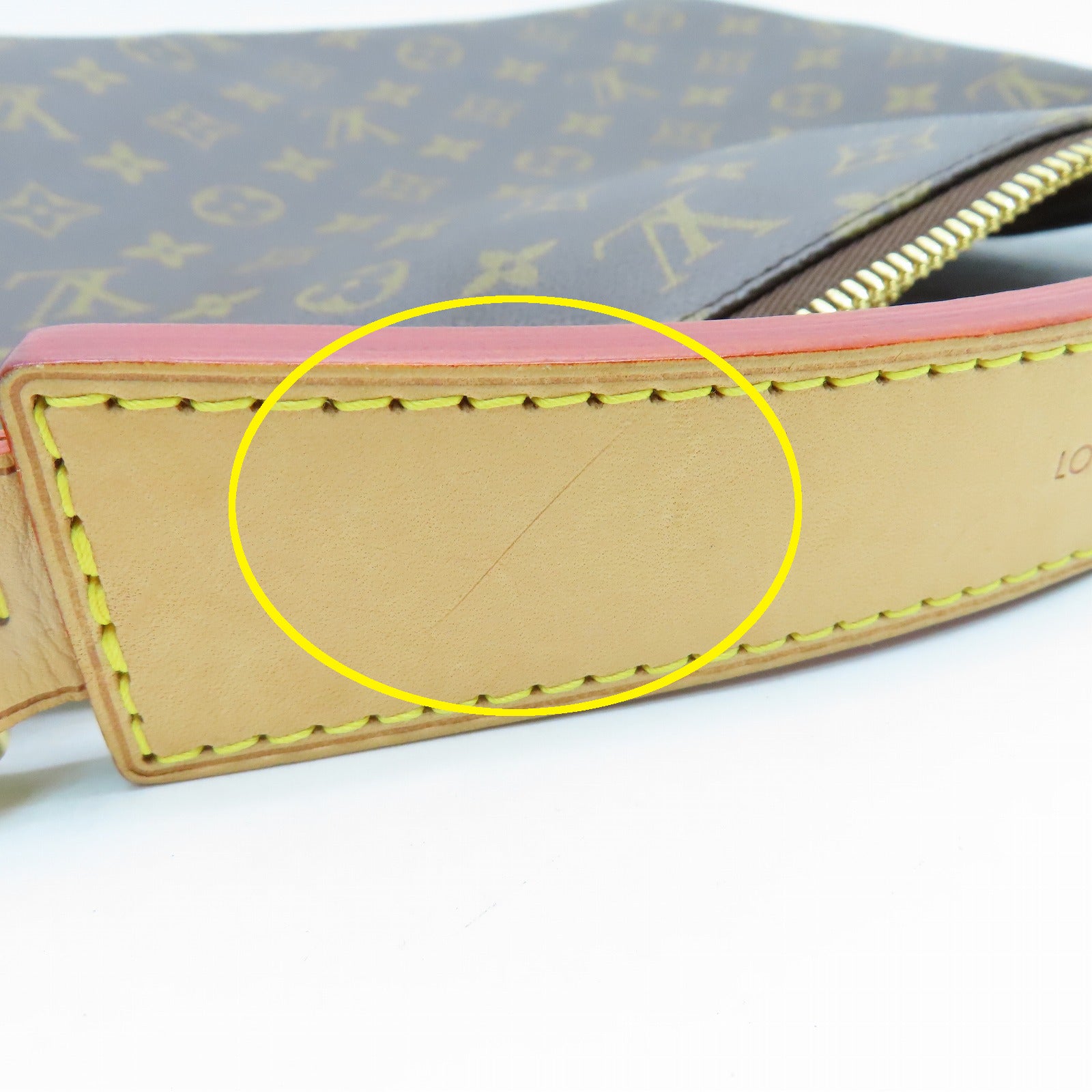 LOUIS VUITTON Monogram Graceful PM金扣手挽袋啡色