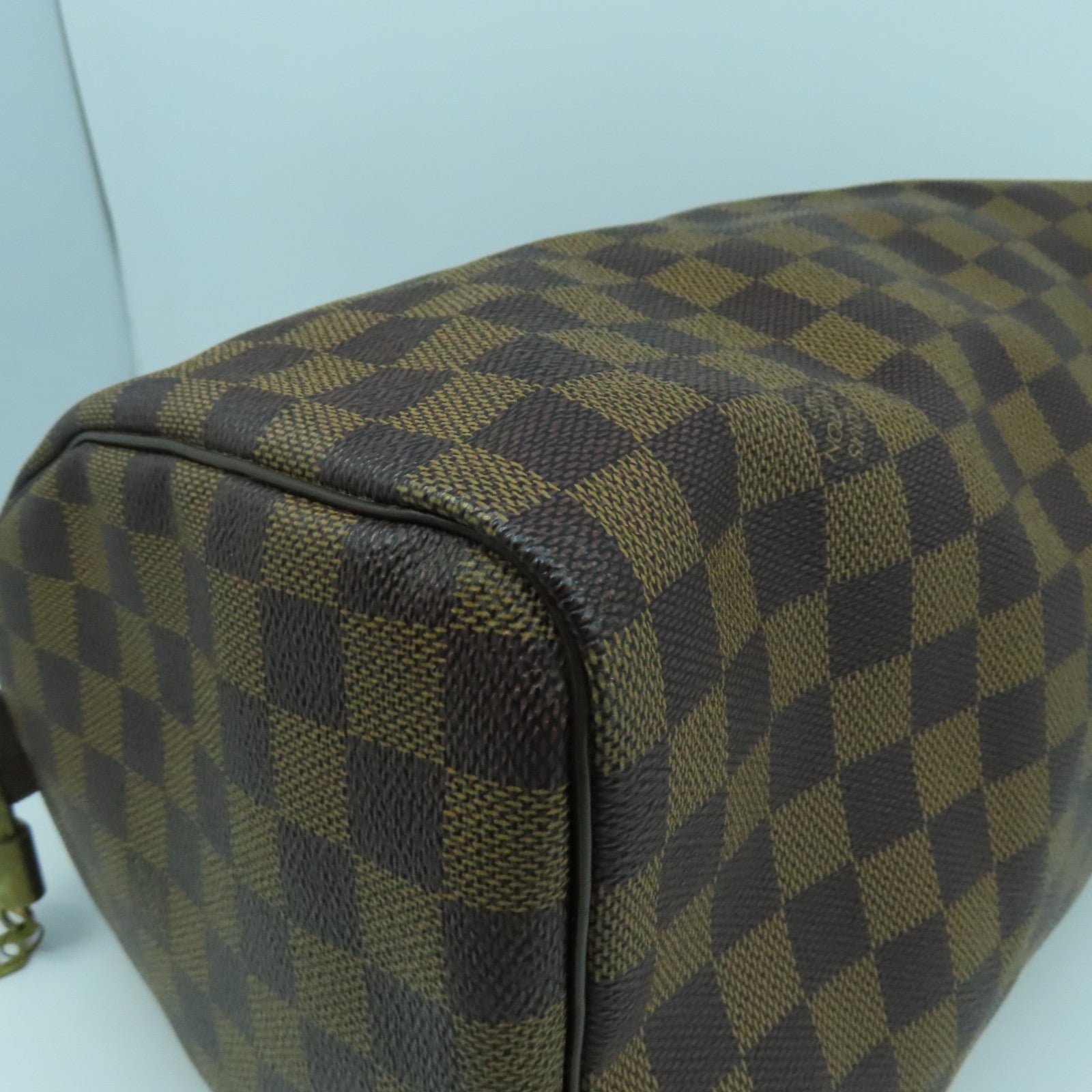 LOUIS VUITTON 【激減優惠】Damier Speedy 30金扣手挽袋啡色
