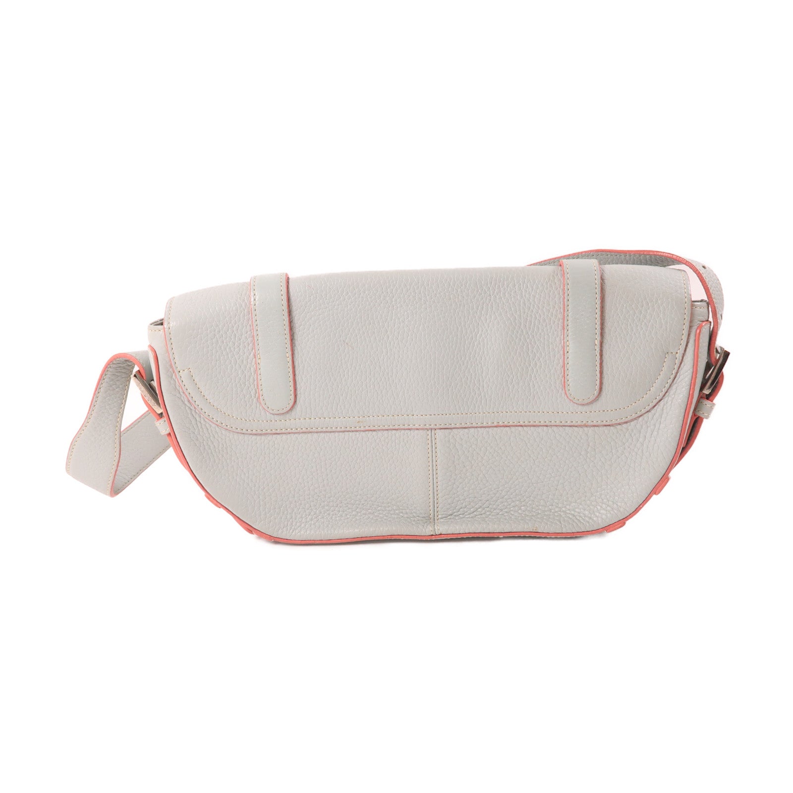 LOEWE SHW Shoulder Bag Calfskin Leather Light Blue