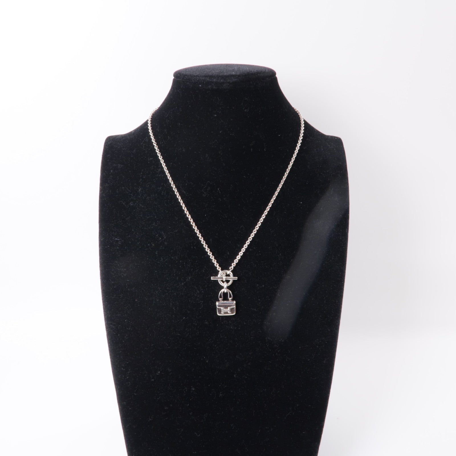 HERMES 925純銀Constance Pendant項鍊