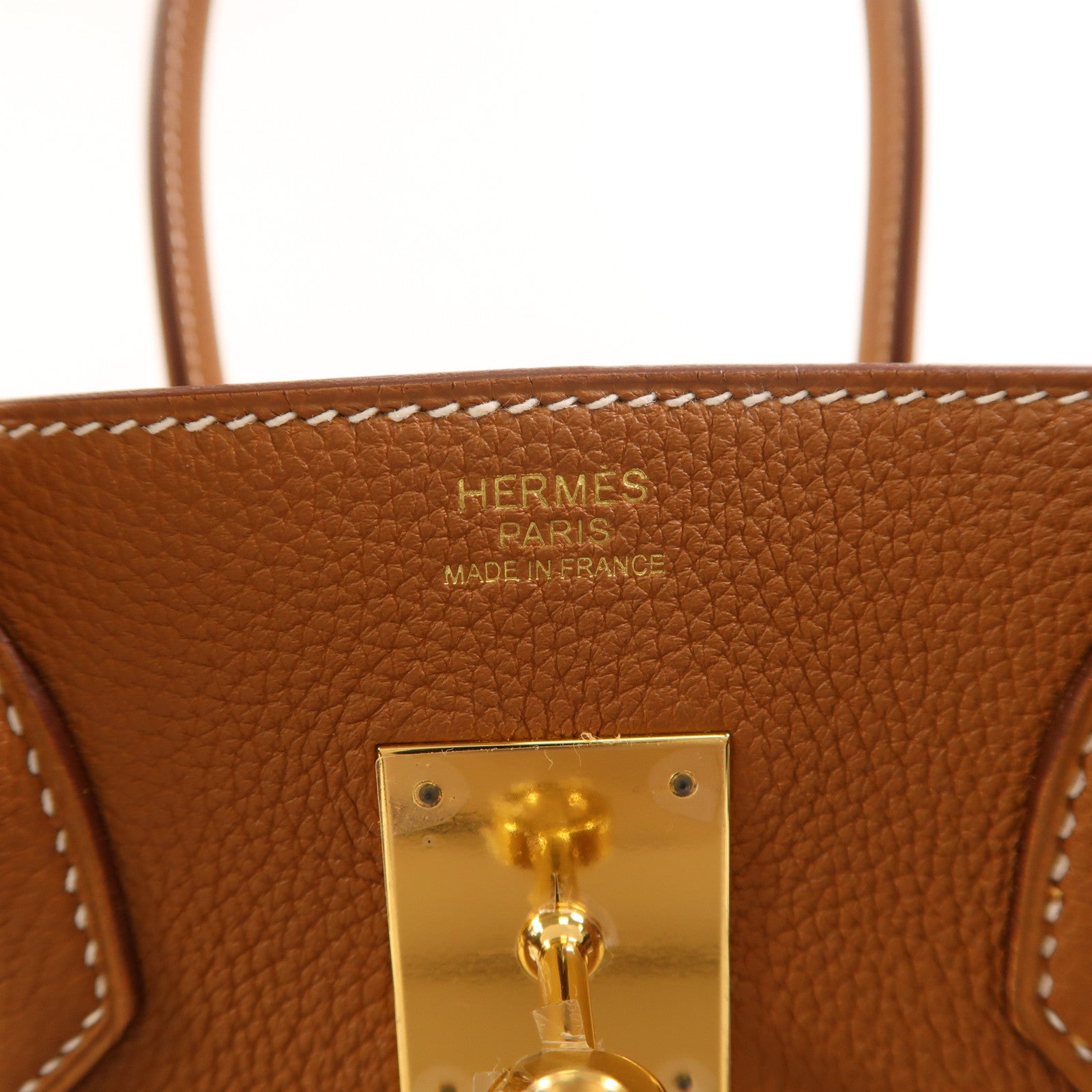 HERMES Togo皮革Birkin 30金扣手挽袋Gold