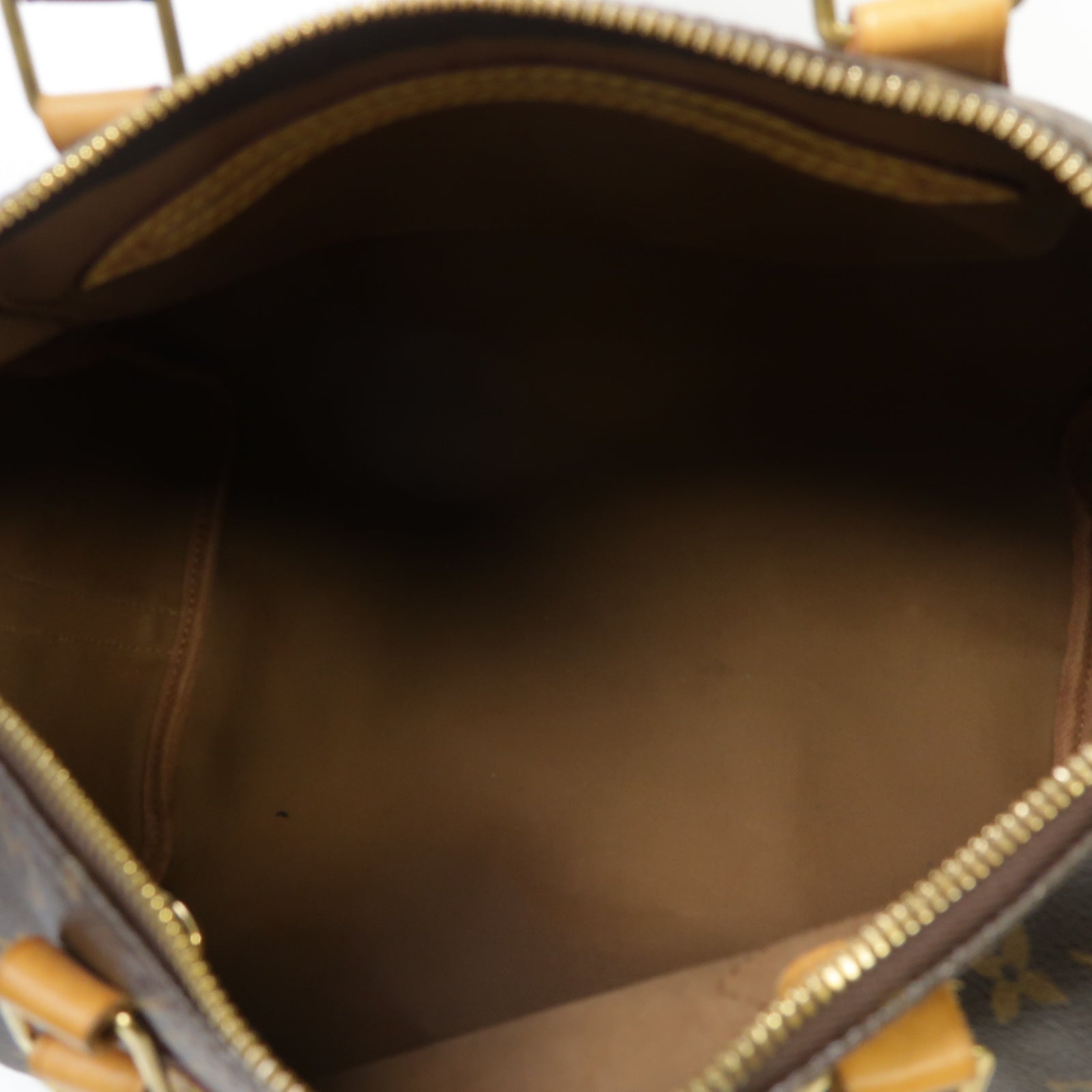 LOUIS VUITTON Monogram Speedy Bandouliere 30金扣手挽肩背兩用袋棕色