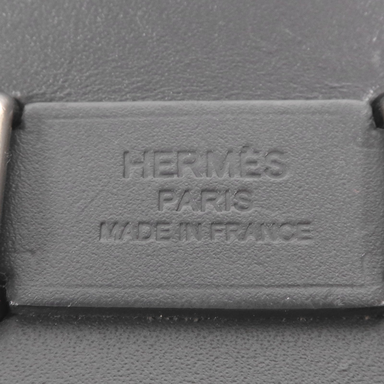 HERMES 【激減優惠】Toile H帆布Mini Herbag銀扣肩背袋Ardoise