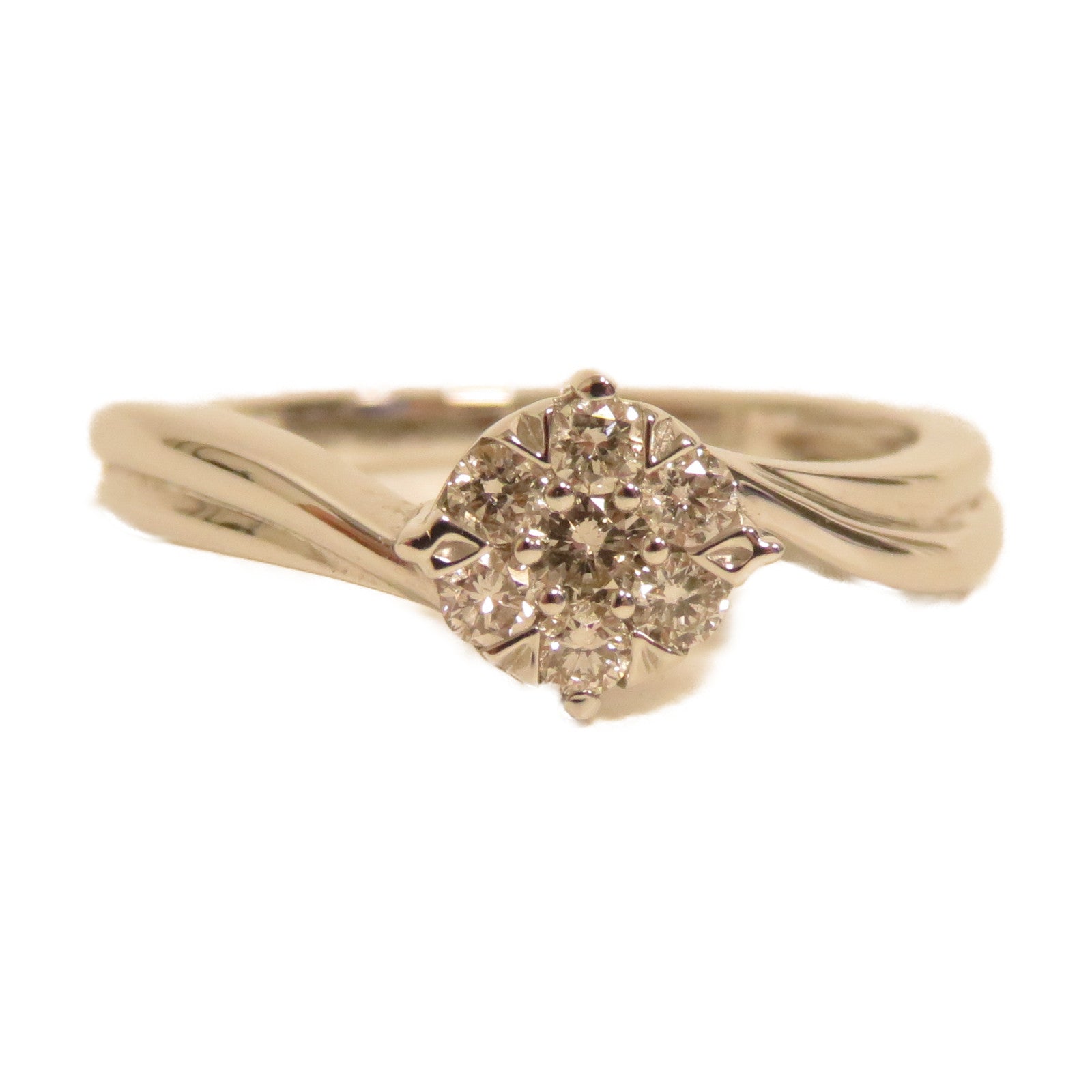 JEWELRY 【激減優惠】18K白金Diamond Ring鑽石戒指US#6