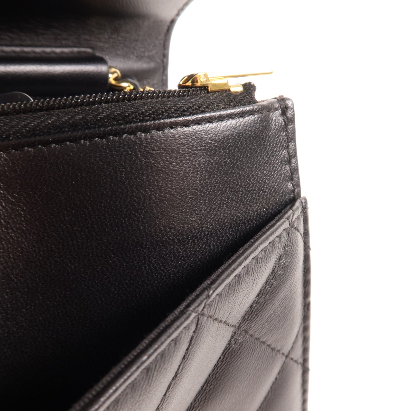 CHANEL 羊皮皮革WOC Wallet On Chain金扣鏈帶肩背袋