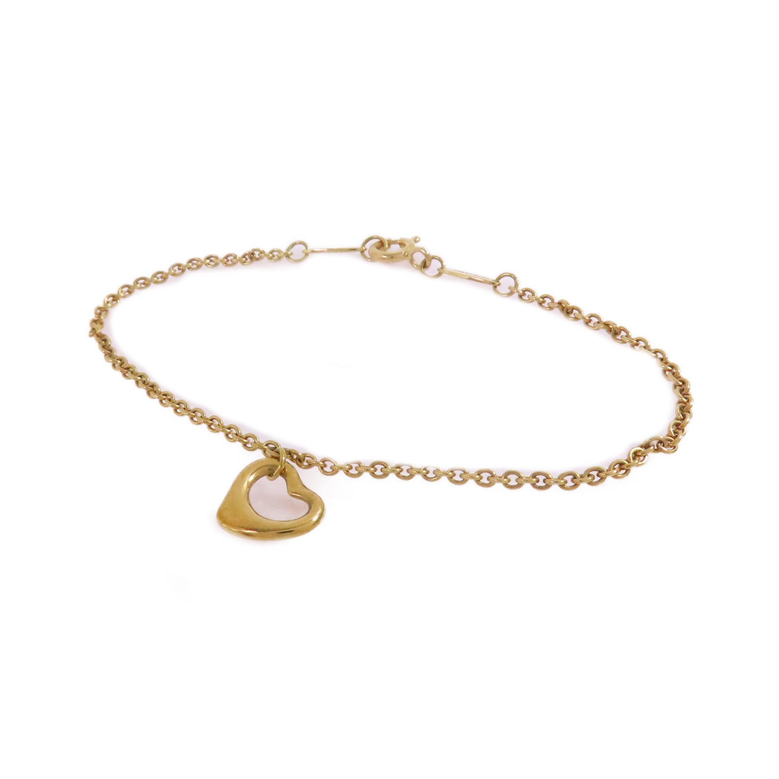 TIFFANY＆CO 【激減優惠】18K黃金Open Heart Bracelet手鏈