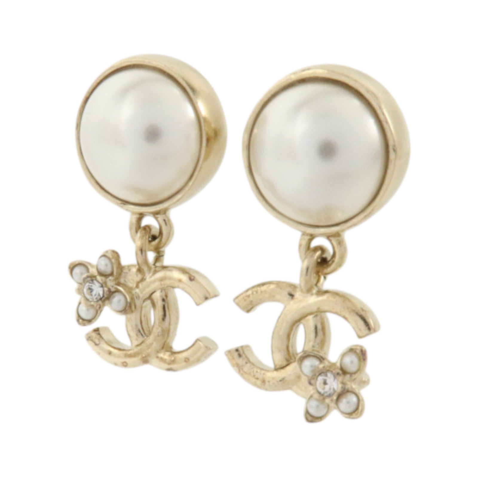 CHANEL 金屬/PVC Earrings耳環