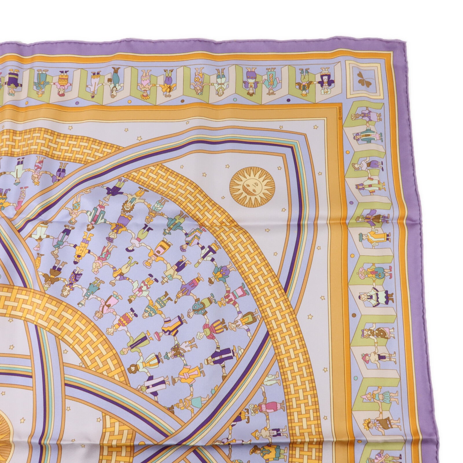 HERMES 絲質Scarf 90X90絲巾