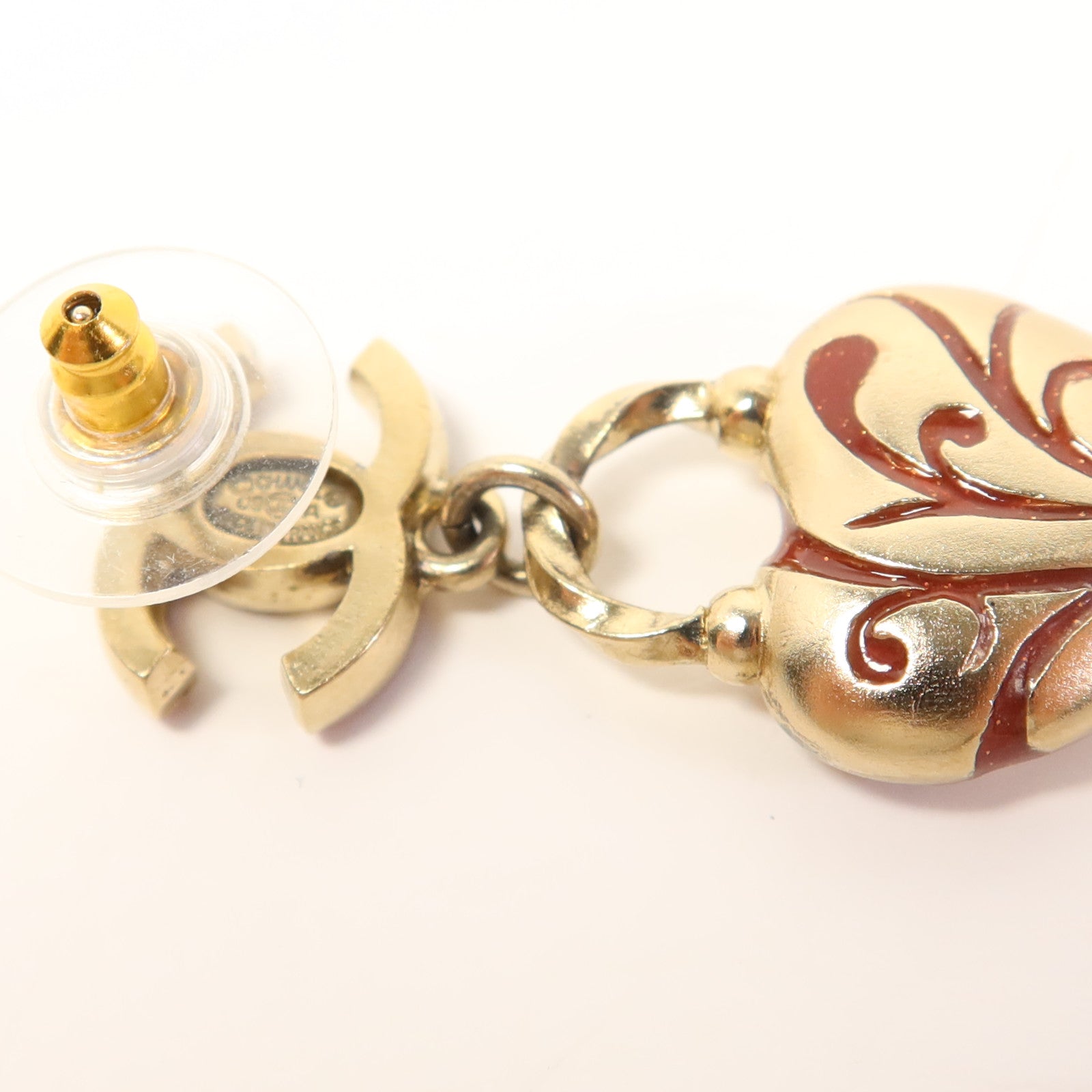 CHANEL 金屬Pierced Earrings耳環