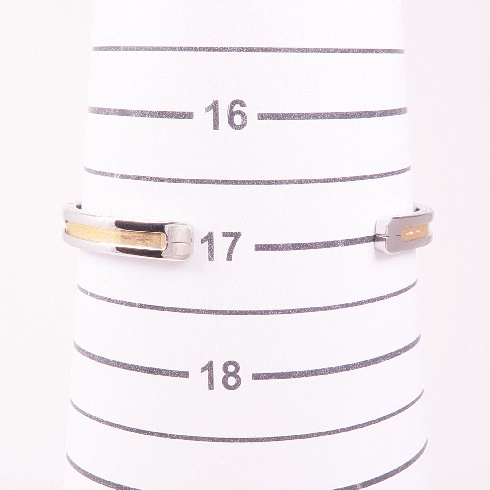 BVLGARI 18K黃金/不鏽鋼B-zero1 Open Bangle手鐲